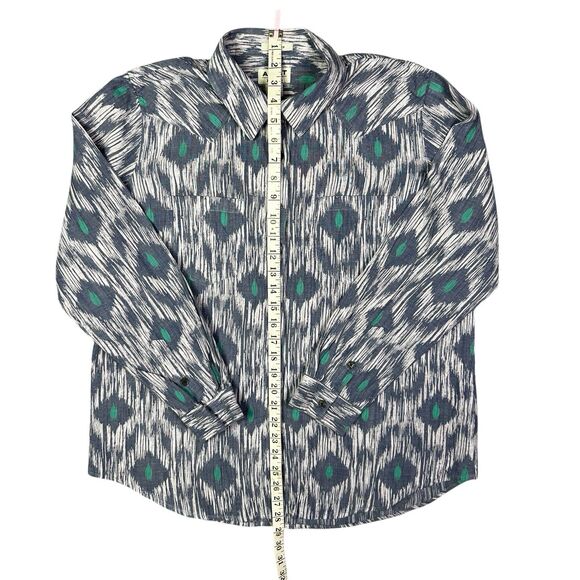 Ariat Women’s Real Billie Jean Long Sleeve Southwest Button Up Top Size Large - Picture 4 of 7